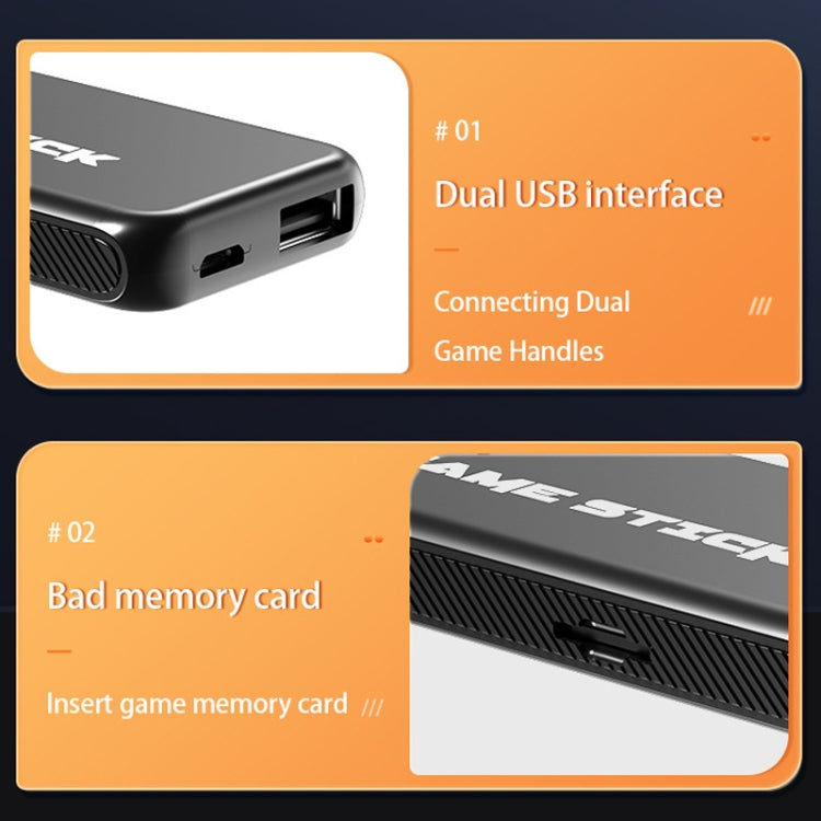 M8 Pro Y3Lite U8 Plus For PS1 2.4G Wireless HDMI HD 4K Dual Game Console, 32G 10000+ Games, 64G 15000+ Games, 128G 20000+ Games, 256G 25000+ Games