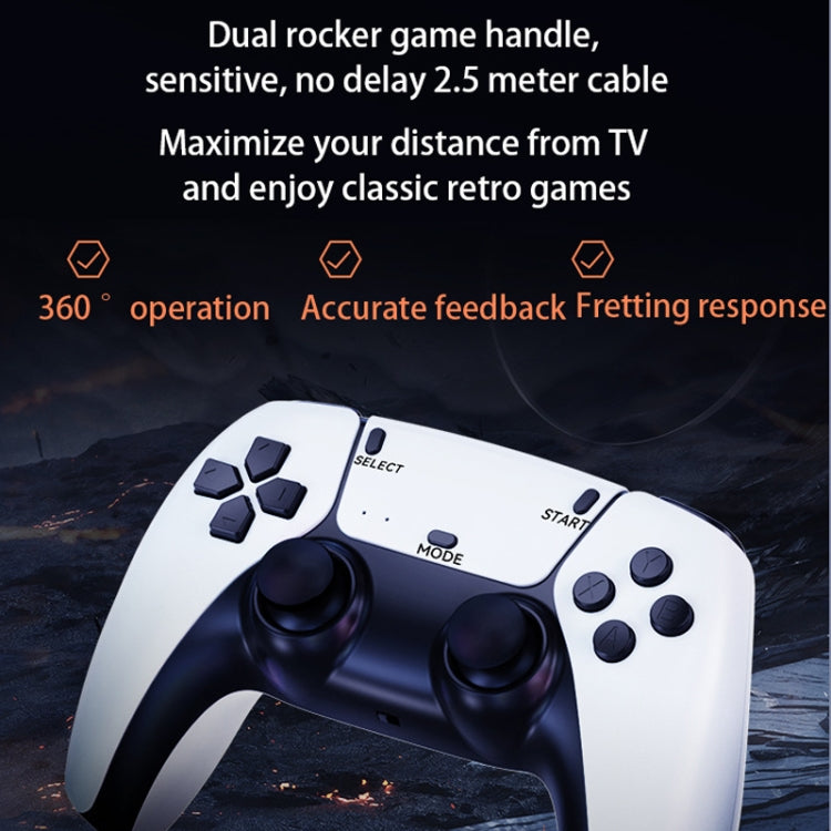 M8 Pro Y3Lite U8 Plus For PS1 2.4G Wireless HDMI HD 4K Dual Game Console, 32G 10000+ Games, 64G 15000+ Games, 128G 20000+ Games, 256G 25000+ Games