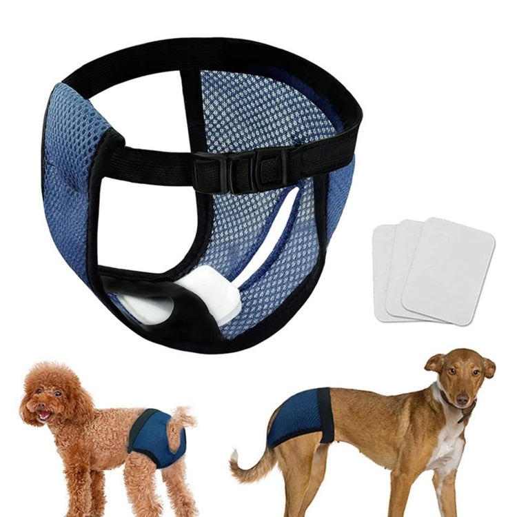 Breathable Dog Physiological Pants Menstrual Pants Anti-harassment Sanitary Pants, Black XL: 50-59cm