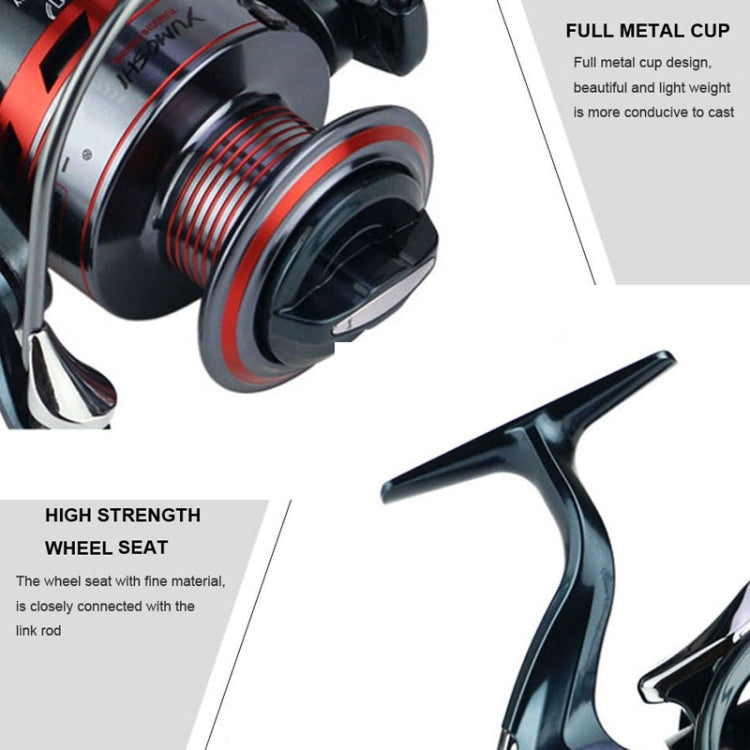 All-Metal Rocker Fishing Wheels Metal Head Fishing Line Spinning Wheel, YUMOSHI XS1000, YUMOSHI XS2000, YUMOSHI XS4000, YUMOSHI XS5000, YUMOSHI XS6000, YUMOSHI XS7000