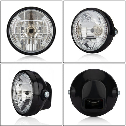 Motorcycle 7 Inch LED Headlight Angel Ring With Steering Function, PE-D7inS01