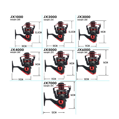 Wooden Handlebar Metal Head Fishing Reel Spinning Wheel, YUMOSHI JX1000, YUMOSHI JX2000, YUMOSHI JX3000, YUMOSHI JX4000, YUMOSHI JX5000, YUMOSHI JX6000, YUMOSHI JX7000