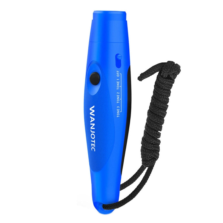 WANJOTEC EW001 Large Volume Outdoor Training Referee Coach Electronic Whistle, Black, Red, Blue, Black Red, Black Red Blue