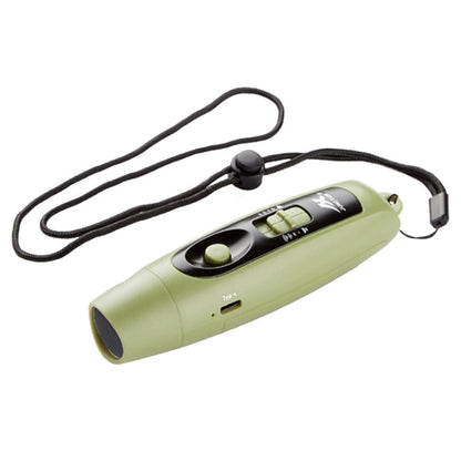 JUNCTION USB Charging High Decibel Traffic Command Outdoor Training Whistle with Lighting Function, (Black), (Green), (Red), (Blue), (Yellow)