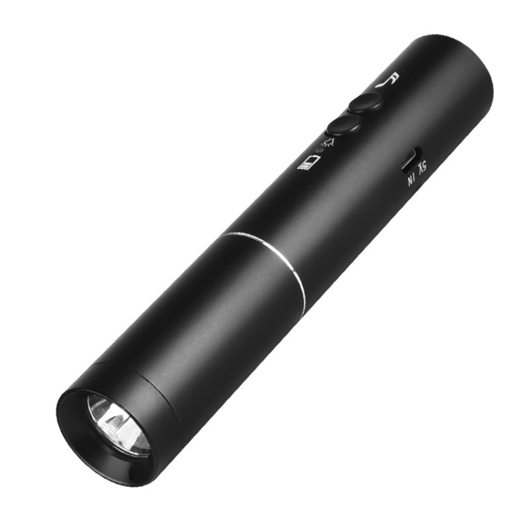 H11 Rechargeable Traffic Command Training Electronic Whistle with Lighting Function, CN Plug, H11 (Black)