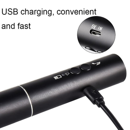H11 Rechargeable Traffic Command Training Electronic Whistle with Lighting Function, CN Plug, H11 (Black)