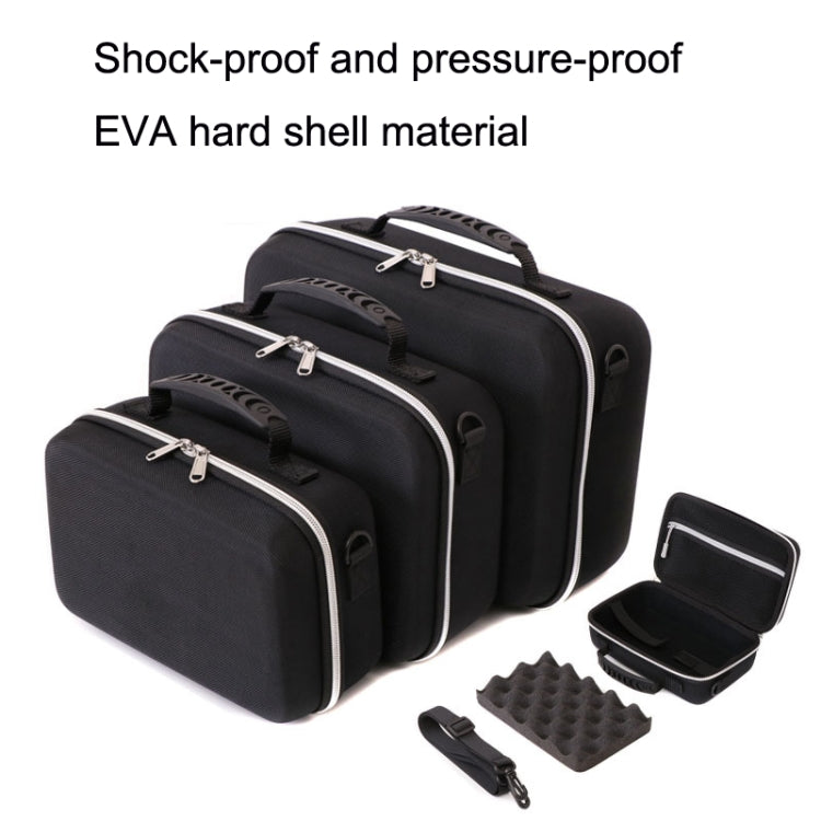 Multifunction 3.5 Inch Mobile Hard Disk Bag Photo Printer Bag EVA Shots VR Drone Storage Bag, GH1365 Small, GH1365 Medium, GH1365 Large