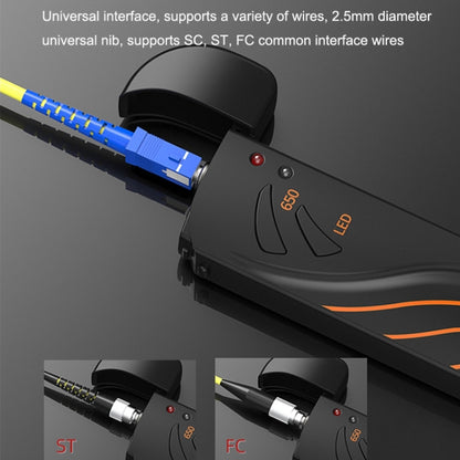TL-B3-L15 10KM-15KM Mini Rechargeable Fiber Optical Red Light Sources Test Pen Clamshell Light Pen, 10KM-15KM