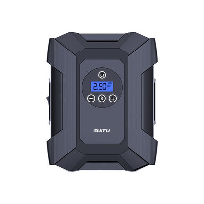 SUITU  ST-818  DC 12V Wired Car Air Pump Tire Inflator With LED Lighting, Pointer Model, Digital Display Model, Pointer Model+Toolbox, Digital Display Model+Toolbox