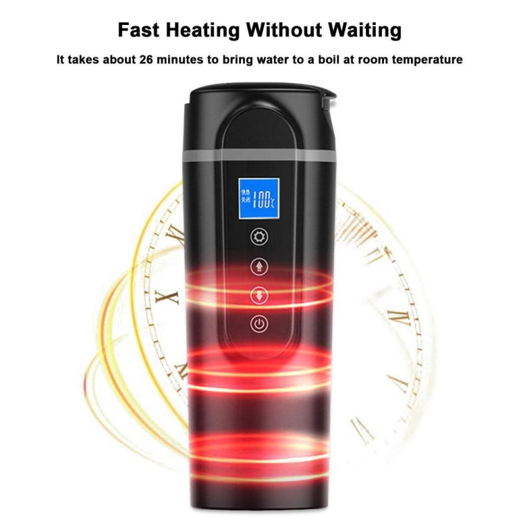 SUITU  HQ-3900 24V/12V Car/Truck Heated Coffee Mug Smart Mug,Spec:, Small Screen White, Small Screen Black, Large Screen White, Large Screen Black