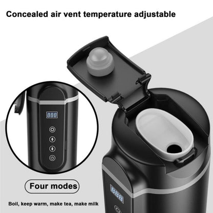 SUITU  HQ-3900 24V/12V Car/Truck Heated Coffee Mug Smart Mug,Spec:, Small Screen White, Small Screen Black, Large Screen White, Large Screen Black