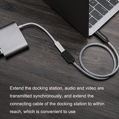 Type-C / USB-C Male to Female Extension Cable Computer Phone Charging Cable, CC0316 0.3m, CC0316 0.5m, CC0316 1m