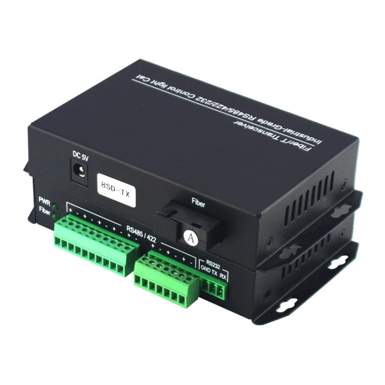 1pair YH-VD48508 SC 8-way Bidirectional Data Network Optical Transceiver Fiber Optic Transceiver, 8-way Optical Transceiver