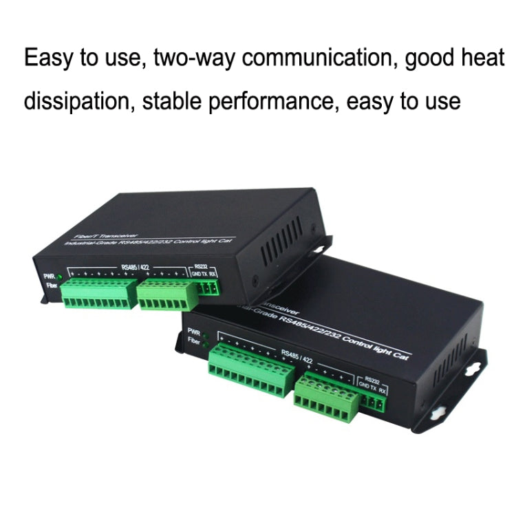 1pair YH-VD48508 SC 8-way Bidirectional Data Network Optical Transceiver Fiber Optic Transceiver, 8-way Optical Transceiver