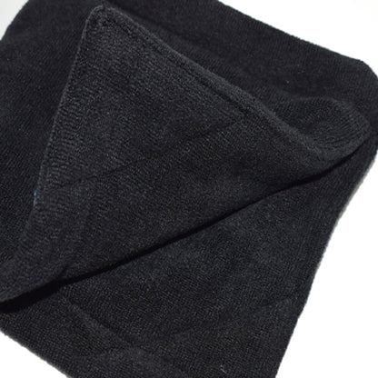 Microfiber Fleece Lining GOLF Ball Cleaning Towel with Carabiner Hook, Cleaning Towel Grey, Cleaning Towel Black