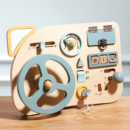 Montessori Education Steering Wheel Simulation Busy Board Children Puzzle Toys, Steering Wheel