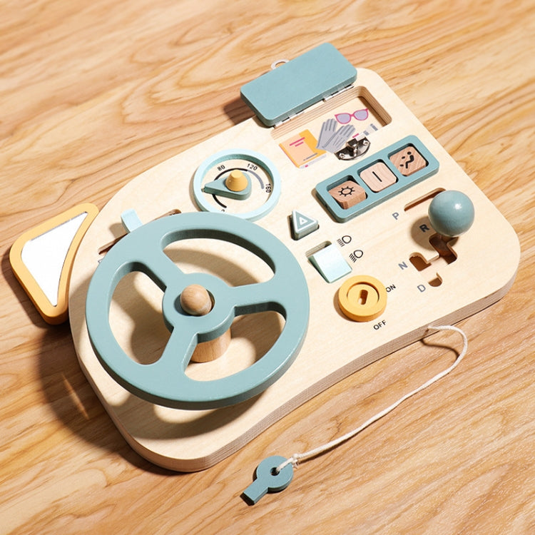 Montessori Education Steering Wheel Simulation Busy Board Children Puzzle Toys, Steering Wheel