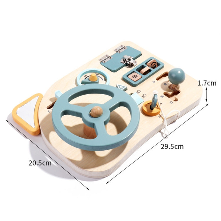 Montessori Education Steering Wheel Simulation Busy Board Children Puzzle Toys, Steering Wheel