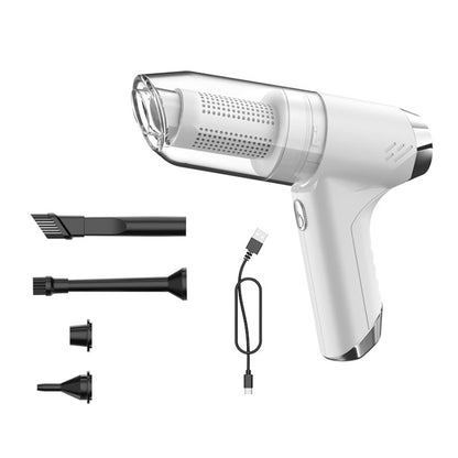 SUITU ST-6671 Wireless Car Vacuum Cleaner Small Handheld Blowing and Suction Dual Use, Style:, Basic Model Black, Basic Model White, Basic Model Black+Floor Brush, Basic Model White+Floor Brush, Brushless Silver Gray, Brushless Dark Green