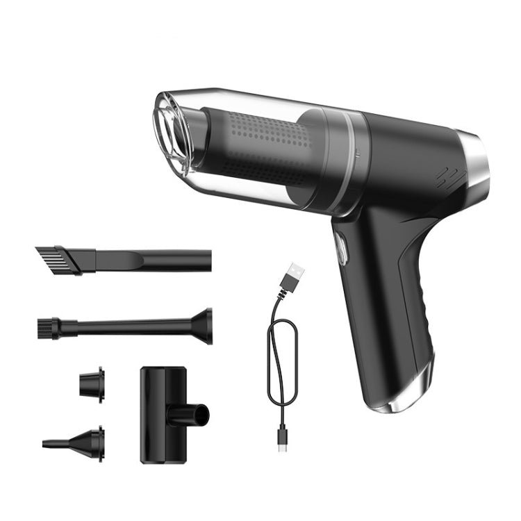 SUITU ST-6671 Wireless Car Vacuum Cleaner Small Handheld Blowing and Suction Dual Use, Style:, Basic Model Black, Basic Model White, Basic Model Black+Floor Brush, Basic Model White+Floor Brush, Brushless Silver Gray, Brushless Dark Green
