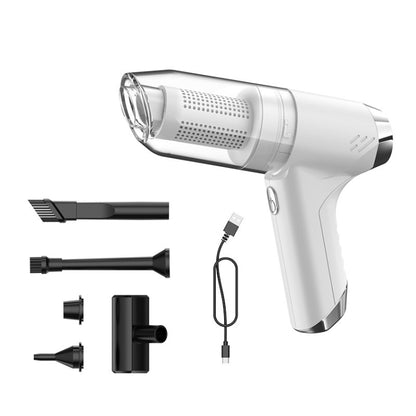 SUITU ST-6671 Wireless Car Vacuum Cleaner Small Handheld Blowing and Suction Dual Use, Style:, Basic Model Black, Basic Model White, Basic Model Black+Floor Brush, Basic Model White+Floor Brush, Brushless Silver Gray, Brushless Dark Green