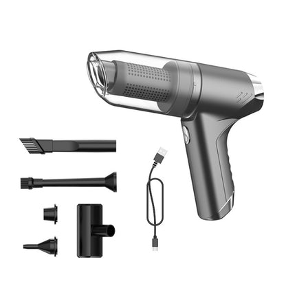 SUITU ST-6671 Wireless Car Vacuum Cleaner Small Handheld Blowing and Suction Dual Use, Style:, Basic Model Black, Basic Model White, Basic Model Black+Floor Brush, Basic Model White+Floor Brush, Brushless Silver Gray, Brushless Dark Green