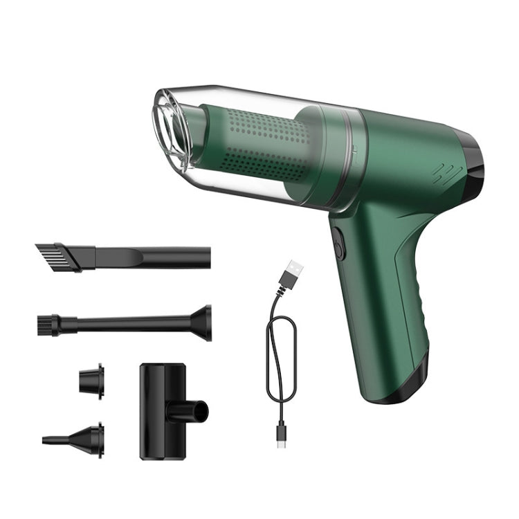 SUITU ST-6671 Wireless Car Vacuum Cleaner Small Handheld Blowing and Suction Dual Use, Style:, Basic Model Black, Basic Model White, Basic Model Black+Floor Brush, Basic Model White+Floor Brush, Brushless Silver Gray, Brushless Dark Green