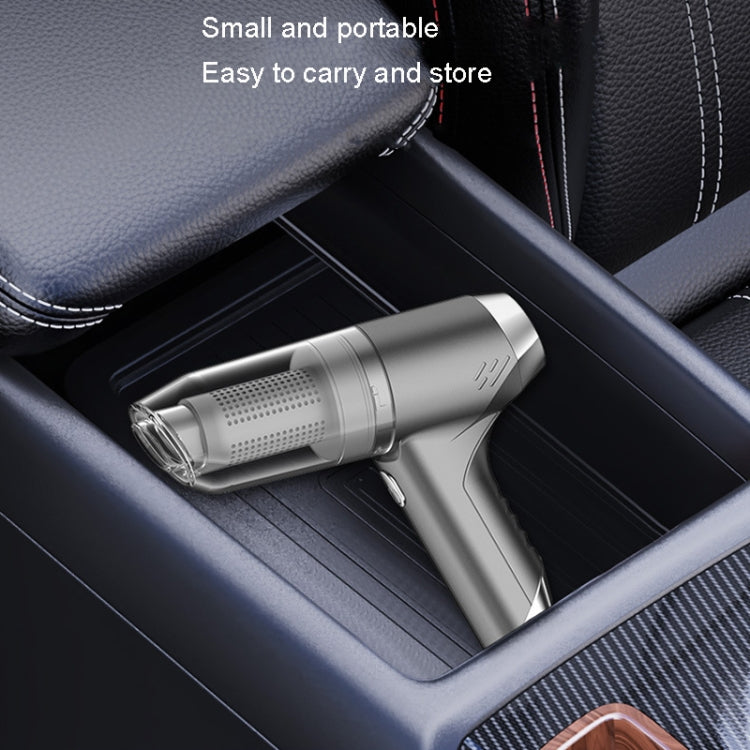 SUITU ST-6671 Wireless Car Vacuum Cleaner Small Handheld Blowing and Suction Dual Use, Style:, Basic Model Black, Basic Model White, Basic Model Black+Floor Brush, Basic Model White+Floor Brush, Brushless Silver Gray, Brushless Dark Green