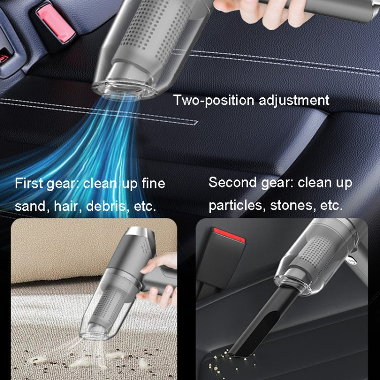SUITU ST-6671 Wireless Car Vacuum Cleaner Small Handheld Blowing and Suction Dual Use, Style:, Basic Model Black, Basic Model White, Basic Model Black+Floor Brush, Basic Model White+Floor Brush, Brushless Silver Gray, Brushless Dark Green
