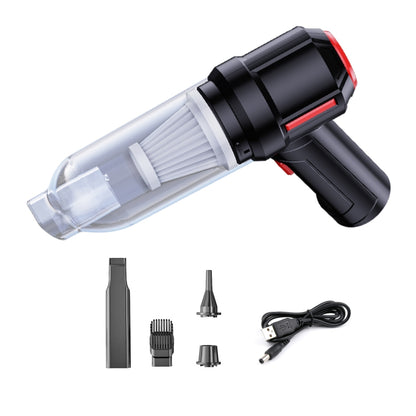 SUITU  ST-6629 3 In 1 5500pa Car Wireless Vacuum Cleaner Blowing Suction And Pumping 3 Modes, White -USB Cable, Black -USB Cable, White -Seat Charge, Black -Seat Charge