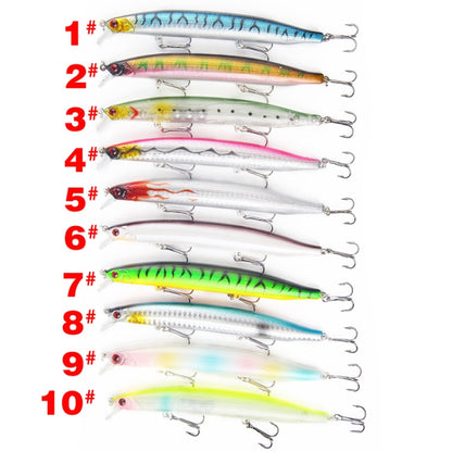XY-256 19.1g/13.5cm Long Casting Sinking Minnow Fake Bait