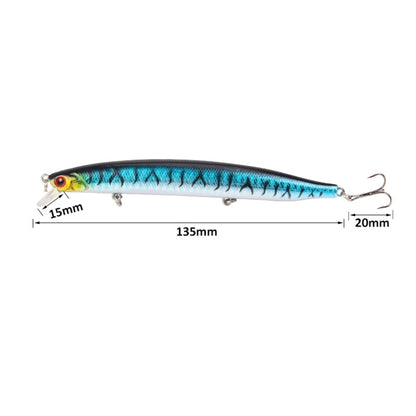 XY-256 19.1g/13.5cm Long Casting Sinking Minnow Fake Bait