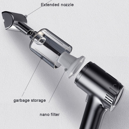 50W Wireless Handheld Large Suction Car Vacuum Cleaner, ST-8001CG  White, ST-8001EG White