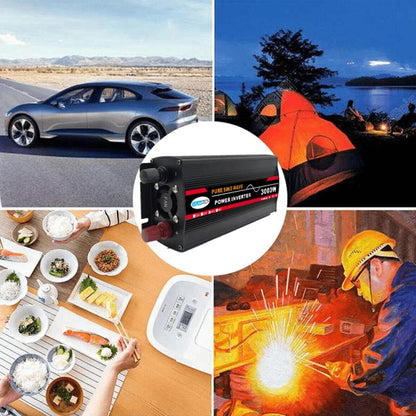 High Power Car Sine Wave Inverter Power Converter, 3000W (Actual 500W) 12V to 220V, 3000W (Actual 500W) 24V to 220V, 3000W (Actual 500W) 48V to 220V, 3000W (Actual 500W) 60V to 220V, 4000W (Actual 800W) 12V to 220V, 4000W (Actual 800W) 24V to 220V