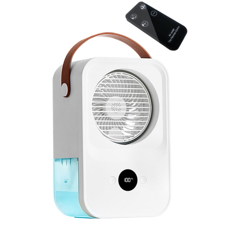 MT-F60 Smart Digital Display USB Charging Air Cooler Desktop Mist Humidification Fan, Standard Version, Remote Control Version, Sound Control Version