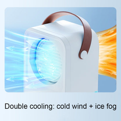 MT-F60 Smart Digital Display USB Charging Air Cooler Desktop Mist Humidification Fan, Standard Version, Remote Control Version, Sound Control Version
