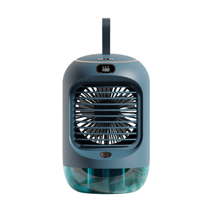 RD22 Rotating Humidification Fan Warm Light Atmosphere Light Automatic Shaking Head with Digital Display Air Cooler