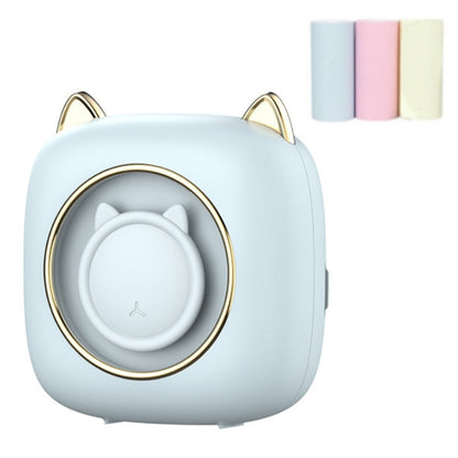 C23 Seven Colors Atmosphere Breathing Light Wireless Thermal Printer, C23 White+5 Rolls Thermal Paper, C23 White+3 Rolls Color Paper, C23 Blue+5 Rolls Thermal Paper, C23 Blue+3 Rolls Color Paper, C23 Blue Standard