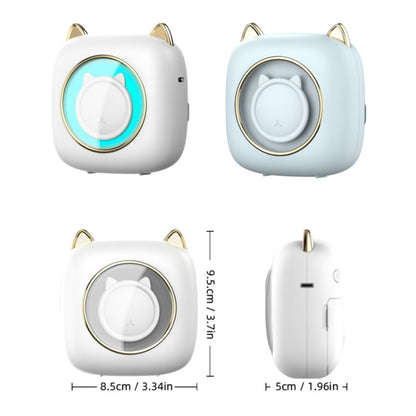 C23 Seven Colors Atmosphere Breathing Light Wireless Thermal Printer, C23 White+5 Rolls Thermal Paper, C23 White+3 Rolls Color Paper, C23 Blue+5 Rolls Thermal Paper, C23 Blue+3 Rolls Color Paper, C23 Blue Standard