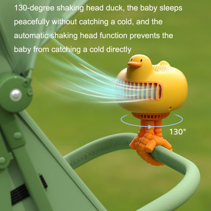 WT-E20 Stroller Fan USB Mute Portable Octopus High Air Volume Mini Fan, Style:, Shake Head Type (White), Shake Head Type (Yellow), Ordinary Type (White), Ordinary Type (Yellow)