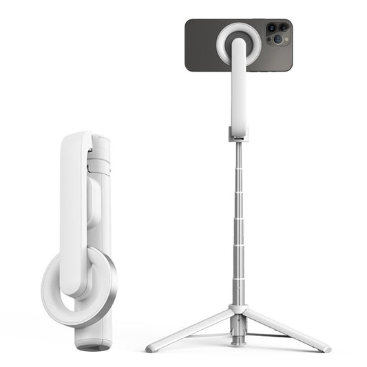 Magnetic Selfie Stick Tripod Handheld Stabilizer Rod With Remote Controller, WS-22005 White, WS-22005 Black