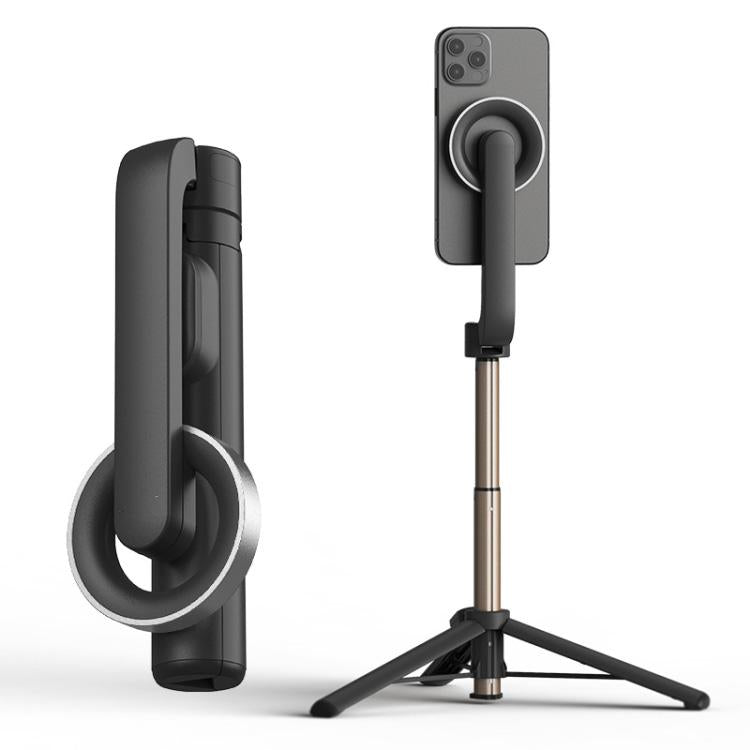 Magnetic Selfie Stick Tripod Handheld Stabilizer Rod With Remote Controller, WS-22005 White, WS-22005 Black