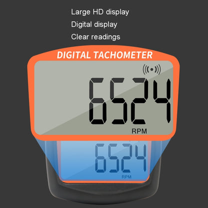 DT2234C+ Handheld Portable Motor Gear Tachometer Laser Tachometer, DT2234C+
