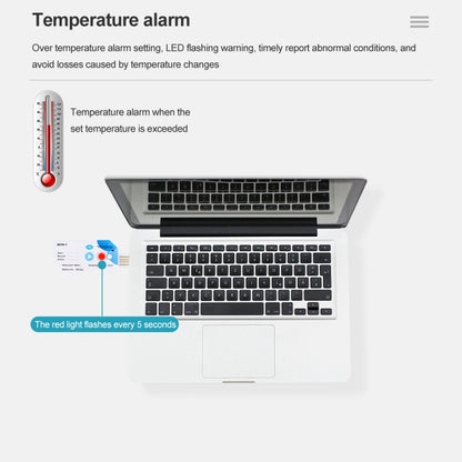 Bluetooth APP Connect Medical Warehouse Cold Chain Transport USB Data Recorder, Temperature Humidity