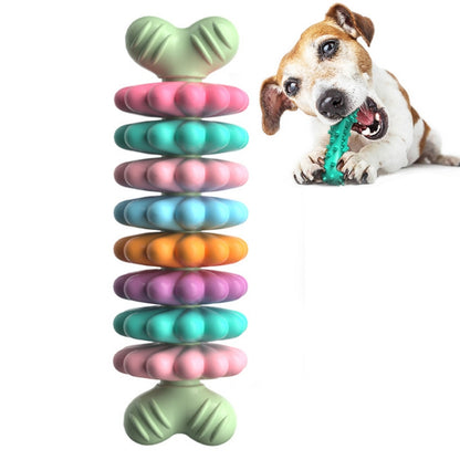 BG5051 Pet Chew Toys Bone Shape Dog Teething Sticky, 8 Petals, 4 Petals