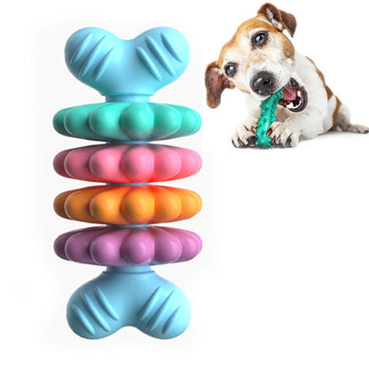 BG5051 Pet Chew Toys Bone Shape Dog Teething Sticky, 8 Petals, 4 Petals