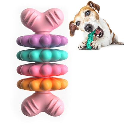 BG5051 Pet Chew Toys Bone Shape Dog Teething Sticky, 8 Petals, 4 Petals