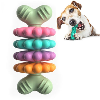 BG5051 Pet Chew Toys Bone Shape Dog Teething Sticky, 8 Petals, 4 Petals