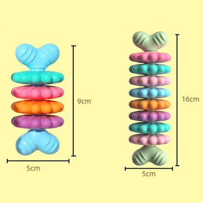 BG5051 Pet Chew Toys Bone Shape Dog Teething Sticky, 8 Petals, 4 Petals