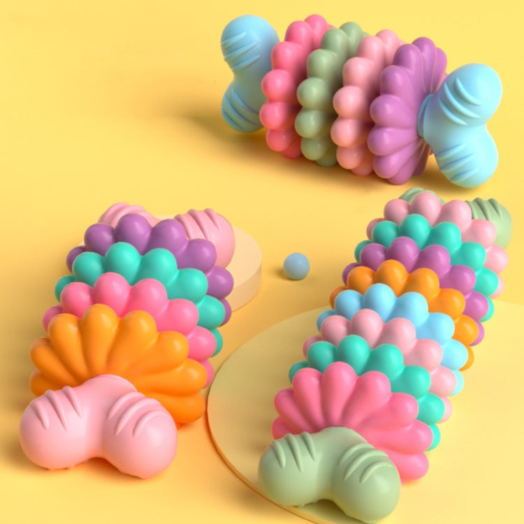 BG5051 Pet Chew Toys Bone Shape Dog Teething Sticky, 8 Petals, 4 Petals